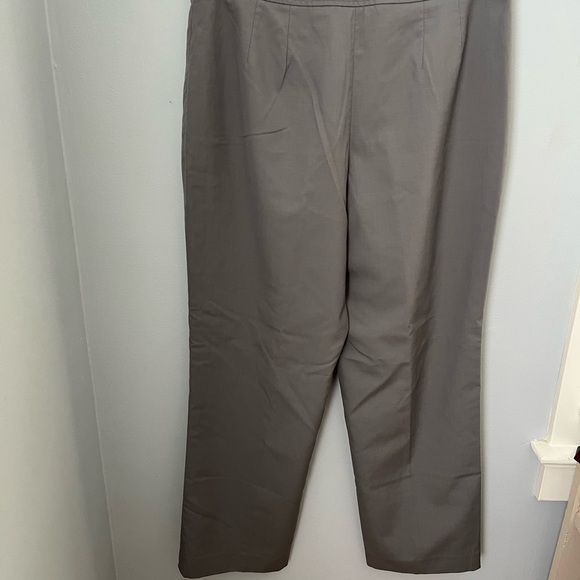 Talbots Gray Straight Leg Pants - Picture 2 of 10